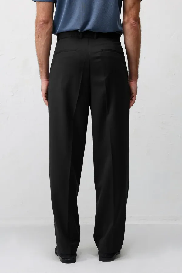 Antioch Siyah Relaxed Fit Erkek Pantolon