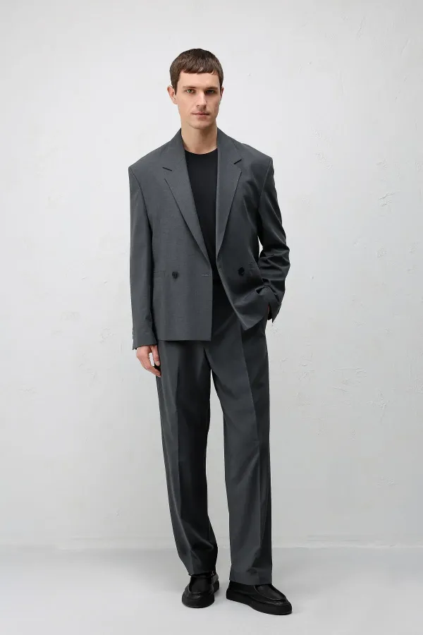 Antioch Gray Relaxed Fit Men's Blazer Jacket