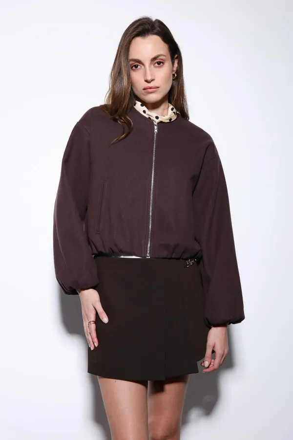 Veste courte Antioch Coffee pour femme