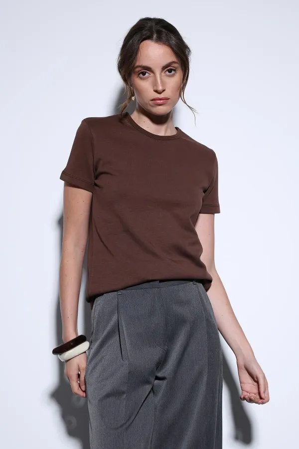 T-shirt basique pour femmes Antioch Coffee