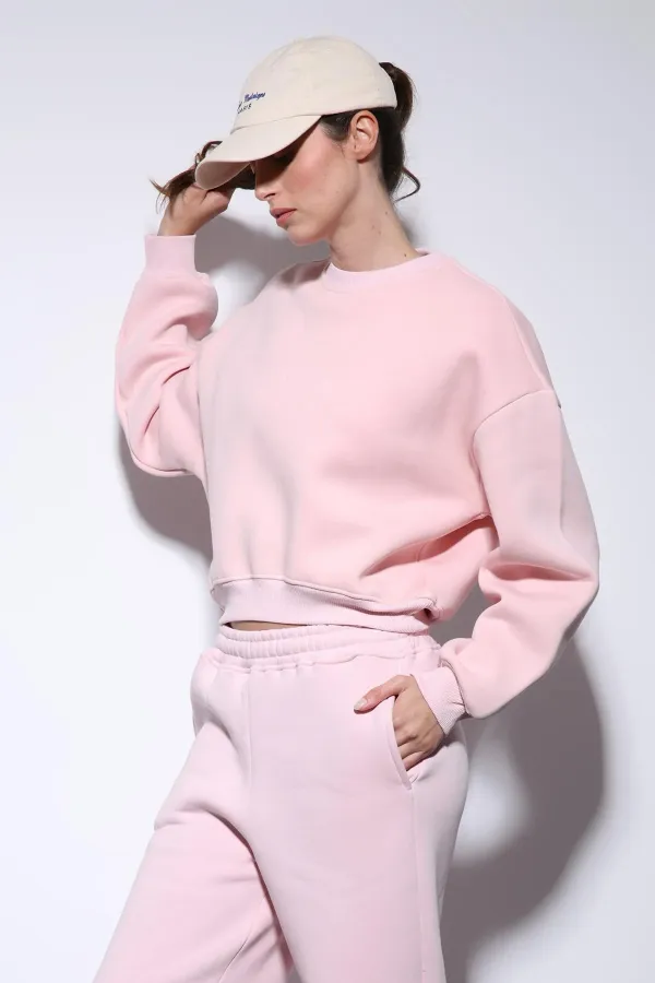 Antioch Pink Basic Women's Sweatshirt