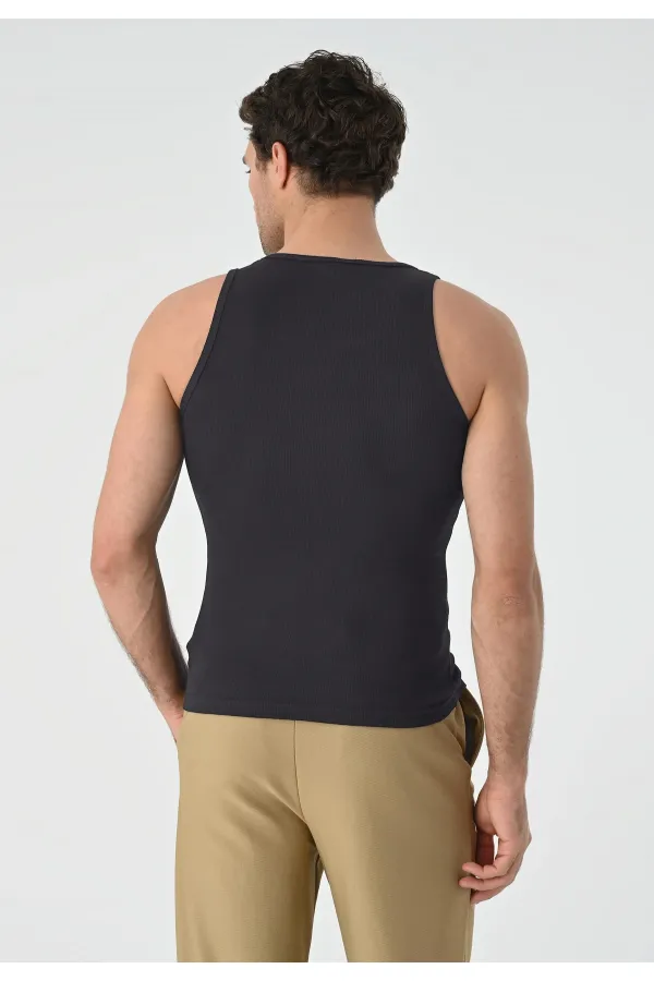 Antioch Anthracite Slim Fit Men's Undershirt