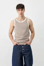 Oversize Tank Top, Mink