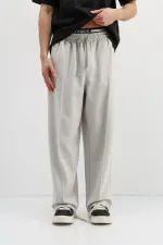 Baggy Fit Eşofman Alt Ice Grı