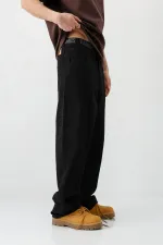 Baggy Fit Jean Siyah-Siyah