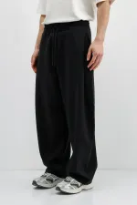 Balloon Fit Pantolon Siyah