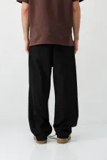 Baggy Fit Jean Siyah-Siyah