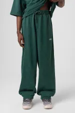 Yıkamalı Arka Baskılı Oversize Eşofman Takım Nefti