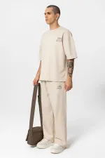 Young Atelıer Baskılı Oversize Eşofman Takım Taş Young Atelıer Baskılı Oversize Eşofman Takım Taş