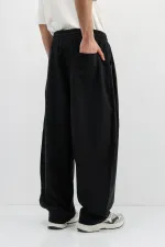 Balloon Fit Pantolon Siyah