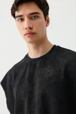 Basic Kolsuz Tişört Siyah