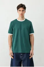 Kısa Kollu Regular Fit Tişört Nefti