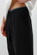 Basic Bel Lastikli  Eşofman Alt Siyah