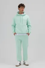 Basic Sweatpants with Elasticated Cuffs, Mint