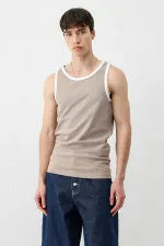 Oversize Tank Top, Mink