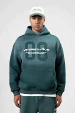 Oversize Baskılı Eşofman Takım Nefti