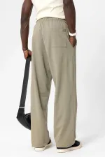 Basic Baggy Eşofman Alt Haki