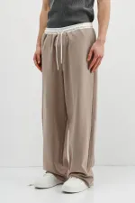 Baggy Fit Eşofman Alt Vizon