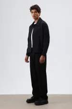 Relax Fit Ceket Siyah