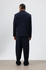 Costume oversize bleu marine