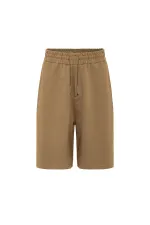 Basic Oversize Şort Takım Taba