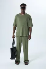 Basıc Oversize Takım Haki