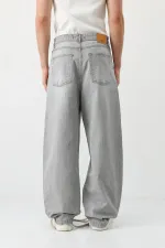 Super Baggy Fit Jean Ice Grı