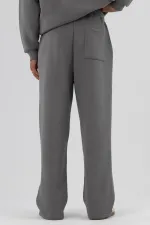 Basic Baggy Eşofman Alt Füme