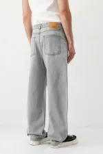 Super Baggy Fit Jean Ice Grı