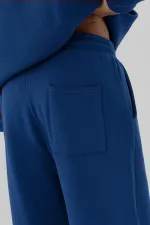 Pantalon de survêtement ample délavé turquoise