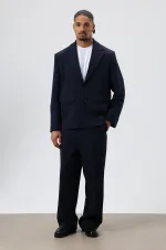 Costume oversize bleu marine