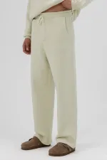 Pantalon de survêtement ample basique kaki