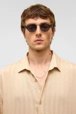 Oversize Long Sleeve Modal Fabric Shirt Stone