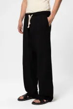 Basic Alt Üst Gömlek Takım Siyah