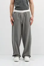 Pantalon de survêtement ample gris foncé
