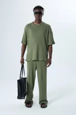 Basıc Oversize Takım Haki