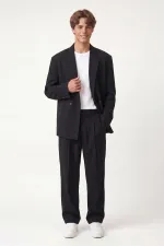 Oversize Lyocell Blend Set Black