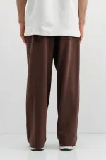 Baggy Fit Eşofman Alt Kahve