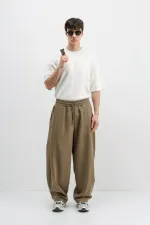 Balloon Fit Pantolon Haki