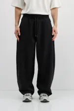 Balloon Fit Pantolon Siyah