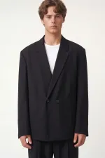 Oversize Lyocell Blend Set Black