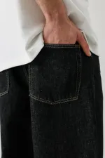 Baggy Fit Jean Siyah