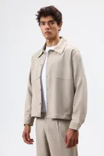 Relax Fit Ceket Bej
