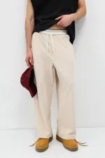 Bağcıklı Baggy Fit Eşofman Alt Taş