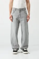 Super Baggy Fit Jean Ice Grı