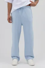 Basic Baggy Sweatpants Baby Blue