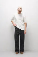 Relaxed Fıt Jean Gri