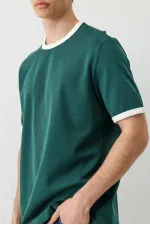 Kısa Kollu Regular Fit Tişört Nefti