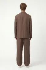 Oversize Lyocell Karışımlı Takım Kahve Oversize Lyocell Karışımlı Takım Kahve