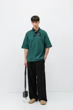 Super Baggy Fit Keten Pantolon Siyah